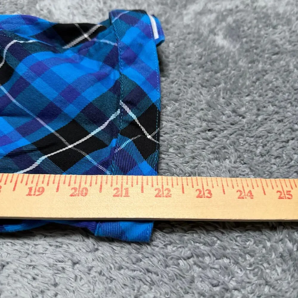 Royal & Awesome Pants Hat Mens 42 (44x22) Blue Plaid Plaid Knickers Tartan